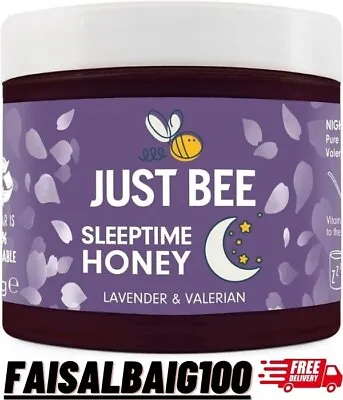 Just Bee Sleeptime Honey - Lavender Flavored Valerian Root Infused • £12.80