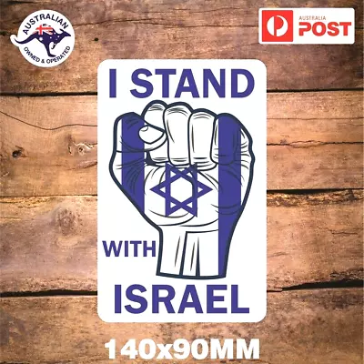 I Stand With Israel Sticker • $6.20