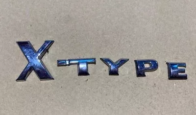 Jaguar  X-type  Boot Badge Chrome 2001-2010 • £20