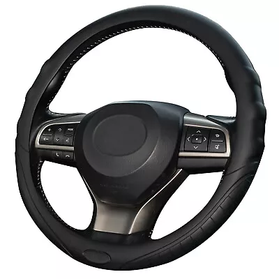 Silicone Steering Wheel Cover 14-15  Golve Auto Universal Car Non-slip Leather • $11.45