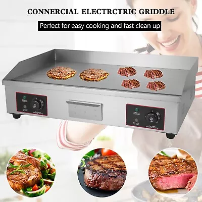 30  Commercial Electric Griddle Countertop Griddle Grill Countertop 4400W • $229.65