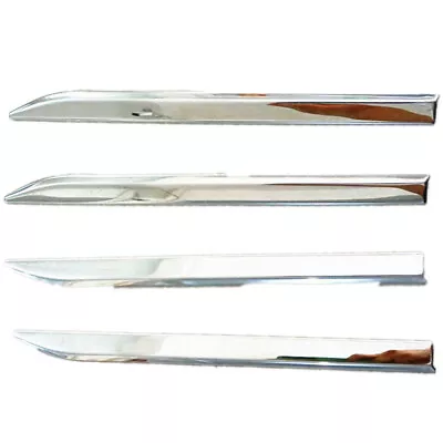 £16.67 • Buy Car Front Door Side Fender Cover Stainless Steel Dagger Emblem Trim SUV 4Pcs