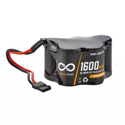 Infinity Power 6V 1600mAh Hump Pack NiMH Battery W/ Futaba Connector IPNM-1600-R • £13.64