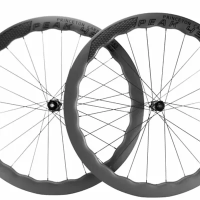 700C Carbon Road Bicycle Wheelset 65mm Disc Brake Thru Axle Clincher Bike Wheels • $720.90
