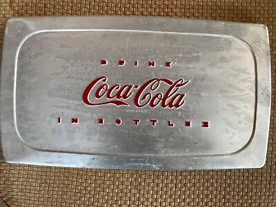Vintage 1950’s Embossed “Drink Coca Cola In Bottles” Cooler Lid • $150