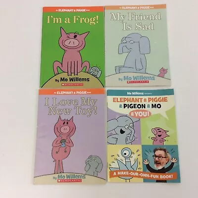 Mo Willems Elephant Piggie Preschool Kindergarten 1st Grade 4 Picture Book Lot • $15.99