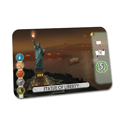 Repos Board Game 7 Wonders Duel Promo - Statue Of Liberty Bag NM • £10.28
