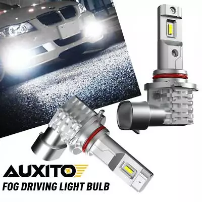 Error Free Pair 9145 9140 H10 LED Fog Light Bulbs Super White 100W 6000K 4000LM • $19.99