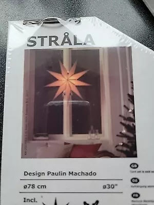 2 X Ikea Strala Star Pendant Light Lampshades Various Designs 78cm And 58cm • £5