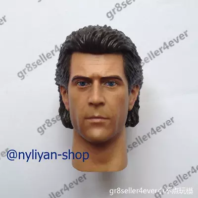 1/6 Mel Gibson Male Soldier Head Sculpt Fit 12'' Action Figure Body Model Toys • $37.59