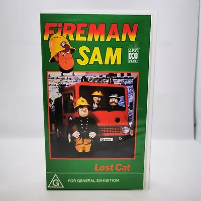FIREMAN SAM Lost Cat VHS (Pal ABC Video Tape 1991) Kids Vintage Good Condition • $39.99