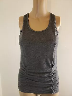 Marika Tek Women's Racer Back Tank Gray Size Small Performance Tee Dry-Wik  • $12.37