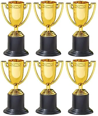 Small Gold Trophies - 12 Pack. (4 ) Plastic. Bulk Mini Trophy Cups. • $9.99