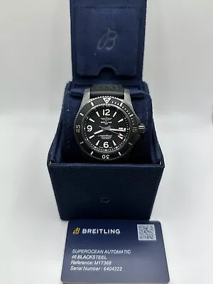 Breitling Superocean Men's Black Watch - M17368 • $2750