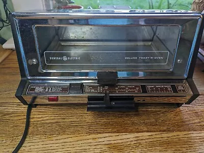 Vintage General Electric Deluxe Toast-R-Oven TR72ES Toaster Oven Tested • $50.62