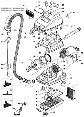 Miele ORION Canister Vacuum Parts From Working Unit YOU CHOOSE * FR SH ALL PARTS • $15