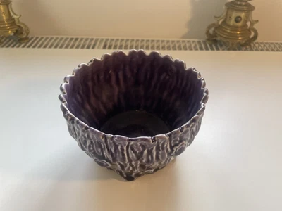 Unusual Wardle Art Pottery Lilac/Purple Bowl Planter. Impressed Mark And Number • £25