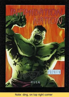 2013 Marvel Fleer Retro Skybox Premium Intimidation Nation Hulk #3IN READ Cj4 • $46.25