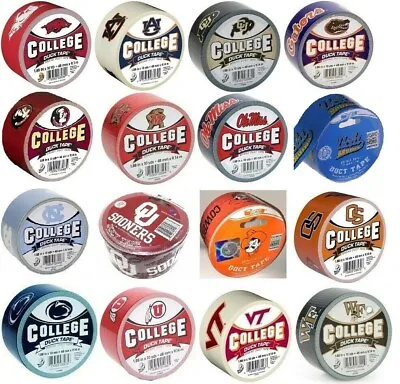 College & University Duck Tape NCAA U-CHOOSE 38 Schools Craft Fans Tailgate DUCT • $7.99