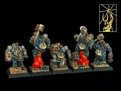 Titan Forge Metal Beards 6 Cloud Smashers Dwarfs Resin 28MM Mini's Squats • $25.29