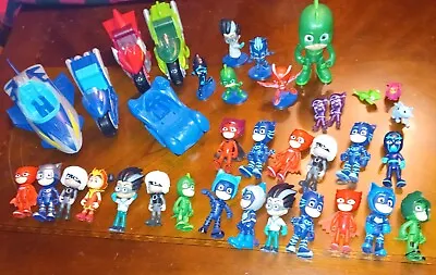 Large Lot Of PJ Masks Toy Action Figures & Vehicles 36 Piece Lot • $47.99