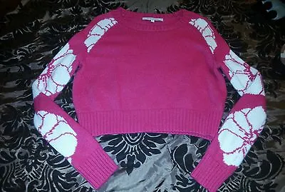 BN Illustrated People Jumper Size Medium Only Tried On.  Angora Blend.  • £8.99