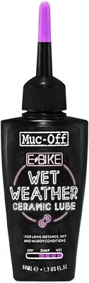 Muc Off EBike Wet Chain Lube 1.7 Fl Oz - Bike Lube Bike Chain Oil Chain Wax • $24.01