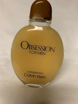 Obsession For Men Calvin Klein Fluid Body Talc Powder115 Ml Vintage Powder • £361.42