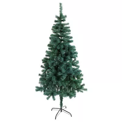 £12.99 • Buy Artificial Christmas Tree 6ft Xmas Realistic Green Decoration Metal Stand 180cm