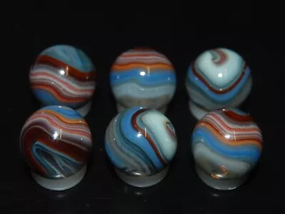 L@@K Jabo Classic Marbles Collector Set Hard To Find KEEPERS 6 Pack Marbles #1 • $9.95