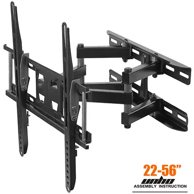 TV Wall Mount Bracket Swivel Tilt Rotating For 32-56in 400x400mm Wall Plate VESA • $39.96