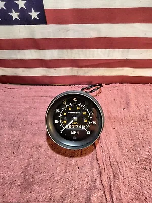 Vintage Stewart-Warner 85 MPH Speedometer 831284 550TAH1 Military Army Navy • $69.99