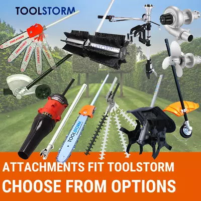 Attachments For 4-Stroke TOOLSTORM Brushcutter Pole Chainsaw Hedge Trimmer Saw • $89.99