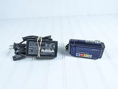 Sony Handycam DCR-SX44 4GB Digital Camcorder W/ OEM Charger Tested Free Shipping • $89.95