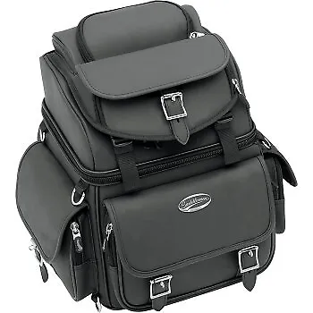 Saddlemen Back Seat Rest Sissy Bar Bag Motorcycle Touring Luggage BR1800EX • $231.95