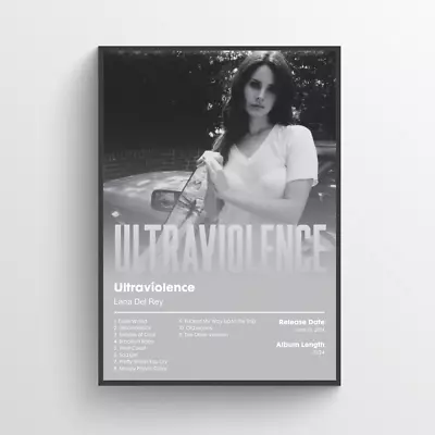 Lana Del Rey Ultraviolence Album Poster • £4.99