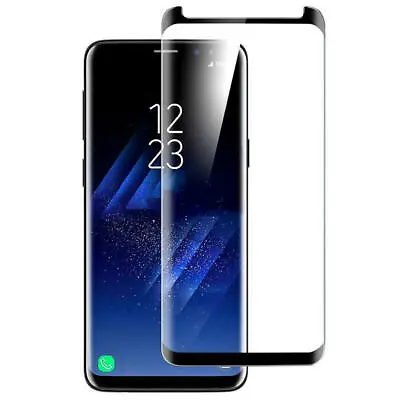 For Samsung Galaxy S8 S9 Plus S7 Edge Full Cover Tempered Glass Screen Protector • £2.49