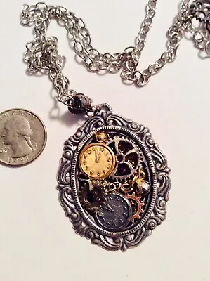 STEAMPUNK NECKLACE... Hand Crafted... 24” • $11.99