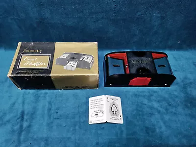 SHUF-L-CARD VTG Battery Powered Automatic Card Shuffler WACO Stan Craft Japan • $15.99