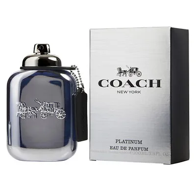 Coach Platinum Eau De Parfum 3.3 Oz / 100 Ml Spray For Men • $38.99