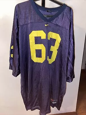 Michigan Wolverines HULK 63 Jersey Excellent 4XL Rare • $44.99