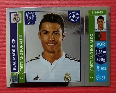 PANINI CHAMPIONS LEAGUE 2014/15 - Sticker N.119 C. RONALDO (REAL MADRID) - New • $6.99