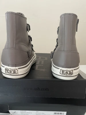 £70 • Buy Ash VIRGIN Buckle Trainers Stone Grey Leather. UK 4