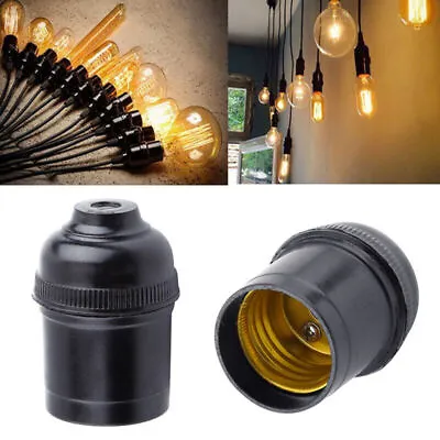 E27 4A Light Bulb Lamp Holder Pendant Edison Screw Socket Cap Dyxl Vintag B49C • $1.51
