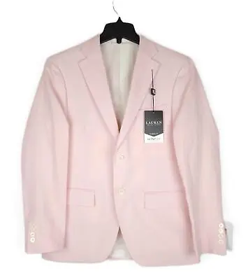 Lauren Ralph Lauren Men's Classic-Fit Ultraflex Linen Sport Coat Pink 38R NWT • $89.96