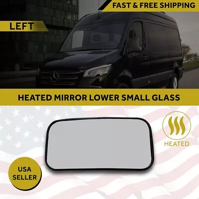 Mercedes Sprinter Mirror Glass Lower Heated  Blind Spot Left Driver 2019 2023 • $18.91