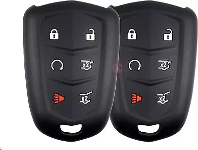 2x New Key Fob Remote Silicone Cover Fit/For Select GM CADILLAC Vehicles Black  • $31.10