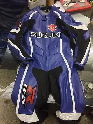 SUZUKI *GSXR* Motorbike Leather Suit Racing Motorcycle Leather Suit MOTOGP • $399.99