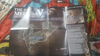 Fall Of Medusa V Campaign Poster Warhammer 40k Star Chart Map Games Workshop • £11.20