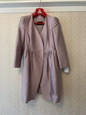 £55.99 • Buy Ladies Rose/lilac Mulberry Silk Emporio Armani  Long Jacket/trench Coat, Size 10